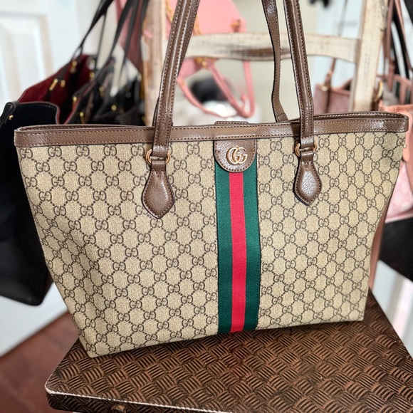 GG MEDIUM OPHIDIA TOTE - Picture 2 of 6